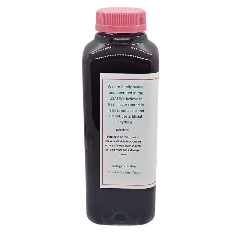 Sunshine Sno Dye Free Snow Cone Syrup, Cotton Candy, 16oz, Made with organic ingredients - Image 3